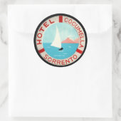 hotel- en reisticker ronde sticker (Tas)