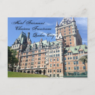 Hotel Fairmont Château Frontenac Québec Carte post