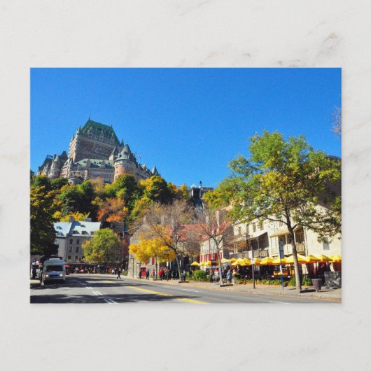 Hotel Frontenac Haut Au-Dessus De Québec Carte Pos (Devant)