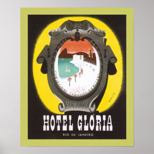 Hotel Gloria Rio de Janeiro (grens) Poster (Voorkant)