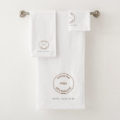 Hotel Guest House Nom commercial Logo blanc (En situation)