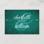 Hotel Hébergement Cartes moderne vert foncé (Dos)