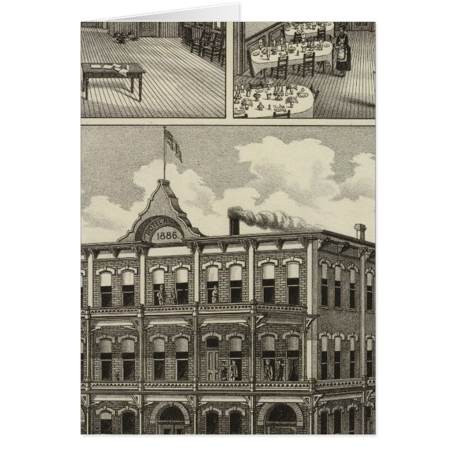 Hôtel Hicks, Stockton, Kansas (Devant)