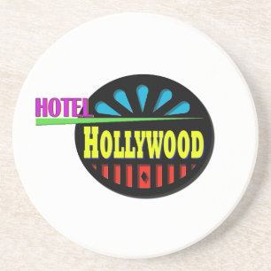 Hotel Hollywood Onderzetter! Zandsteen Onderzetter