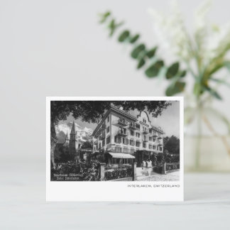 Hotel Interlaken Foto Zwitsers Alpen Briefkaart