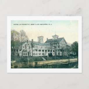 Hotel La Tourette, Bayonne, Vintage van New Jersey Briefkaart