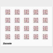 Hotel Ladybug Ronde Sticker (Vel)