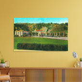 Hotel Lebec en GroundsRidge Route, CA Canvas Afdruk (Insitu (Woonkamer))