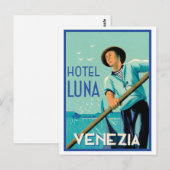 Hotel Luna Venezia Briefkaart (Voorkant / Achterkant)