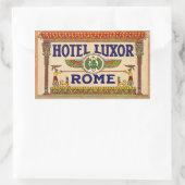 Hotel Luxor Rechthoekige Sticker (Tas)