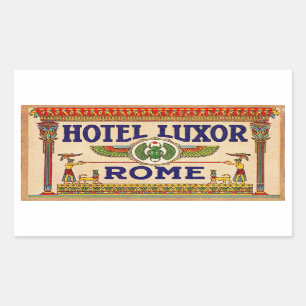Hotel Luxor Rechthoekige Sticker