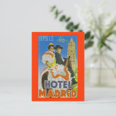 Hotel Madrid Briefkaart (Staand voorkant)