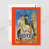 Hotel Madrid Briefkaart (Voorkant / Achterkant)