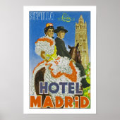 Hotel Madrid Poster (Voorkant)