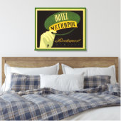Hotel Metropol Boedapest Hongarije Bagagejongen Ho Canvas Afdruk (Insitu (Slaapkamer))
