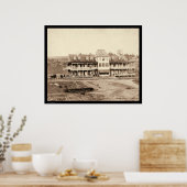 Hotel Minnekahta in Hot Springs SD 1889 Poster (Keuken)