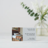 Hôtel Motel Logement Carte de visite (Debout devant)