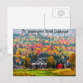 Hôtel Mt Washington Clubhouse en automne Carte pos (Devant / Derrière)