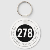 Hotel Name Plus Hotel Foto op een Sleutelhanger (Achterkant)