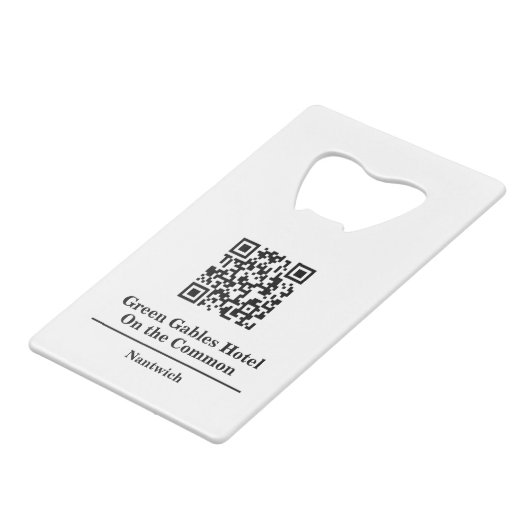 Hôtel ou restaurant avec code QR. Hôtel Guest (Devant Angle)