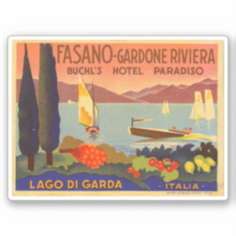 Hotel Paradiso Fasoan Gardone Riviera Sticker