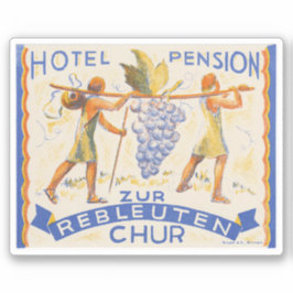 Hotel Pension Zwitserland Sticker