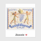 Hotel Pension Zwitserland Sticker (Vel)