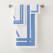 Hôtel personnalisé élégant bleu Athletic (En situation)