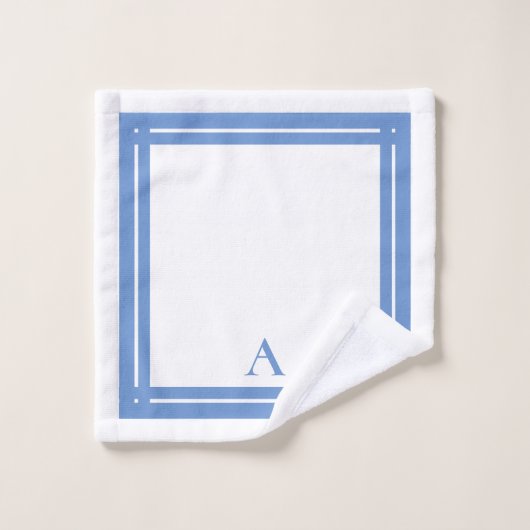 Hôtel personnalisé élégant bleu Athletic (Gant de toilette)