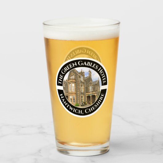 Hotel, Pub of Bar Branded Drinken Glass met Foto Glas (Voorkant gevuld)