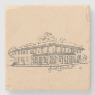 Hotel Red Bay Marble Stone Onderzetter