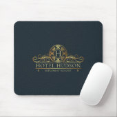 Hotel Resort Branding Luxury Monogrammed Muismat (Met muis)