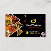 Hôtel, Restaurant, Café, Carte de visite alimentai (Devant)