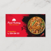 Hôtel, Restaurant, Café, Carte de visite alimentai (Devant)