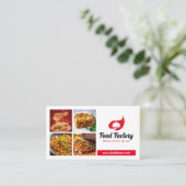 Hotel, Restaurant, Cafe, Grill Visitekaartje +Logo (Staand voorkant)