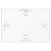 Hotel Restaurant Naam Bon Appetite White Tafelkleed (Voorkant (Horizontaal))