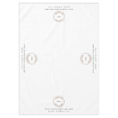 Hotel Restaurant Naam Bon Appetite White Tafelkleed (Voorkant)
