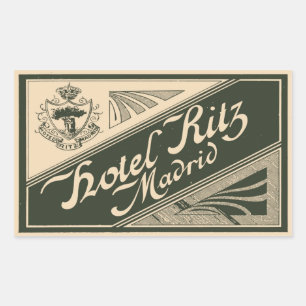 Hotel Ritz (Madrid) Rechthoekige Sticker