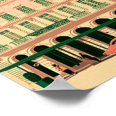 Hotel Ritz Paris Minimalistisch  KunstPoster Poster (Hoek)