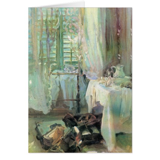 Hotel Room door John Singer Sargent (Voorkant)
