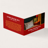 Hotel Room, Hotel Accommodatie Gedetailleerd Visitekaartjes (Buitenkant)