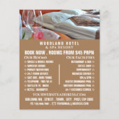 Hotel Room, Hotel Accommodation Adverteren Flyer (Voorkant)