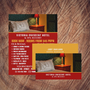 Hotel Room, Hotel Accommodation Adverteren Flyer