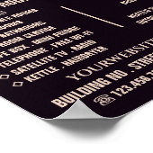 Hotel Room, Hotel Accommodation Adverteren Poster (Hoek)