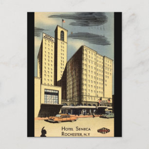 Hotel Seneca, Rochester NY Vintage Briefkaart