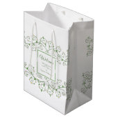 Hotel Welcome Sac Floral Vine Coeur (Devant Angle)