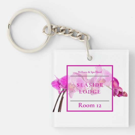 Hotel Wellness en Spa zakengastaccessoire Sleutelhanger (Voorkant)