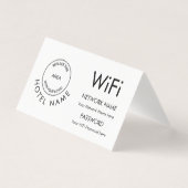 Hotel Wifi Détails pour les clients Logo N'importe (Front)