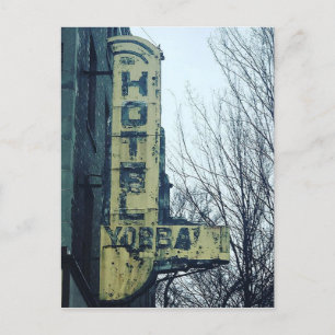 Hotel Yorba Sign Briefkaart, Mexicaanse stad Detro Briefkaart