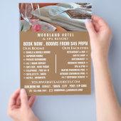Hotelkamer, Hotelaccommodatie Reclamefolder Flyer (Hand)